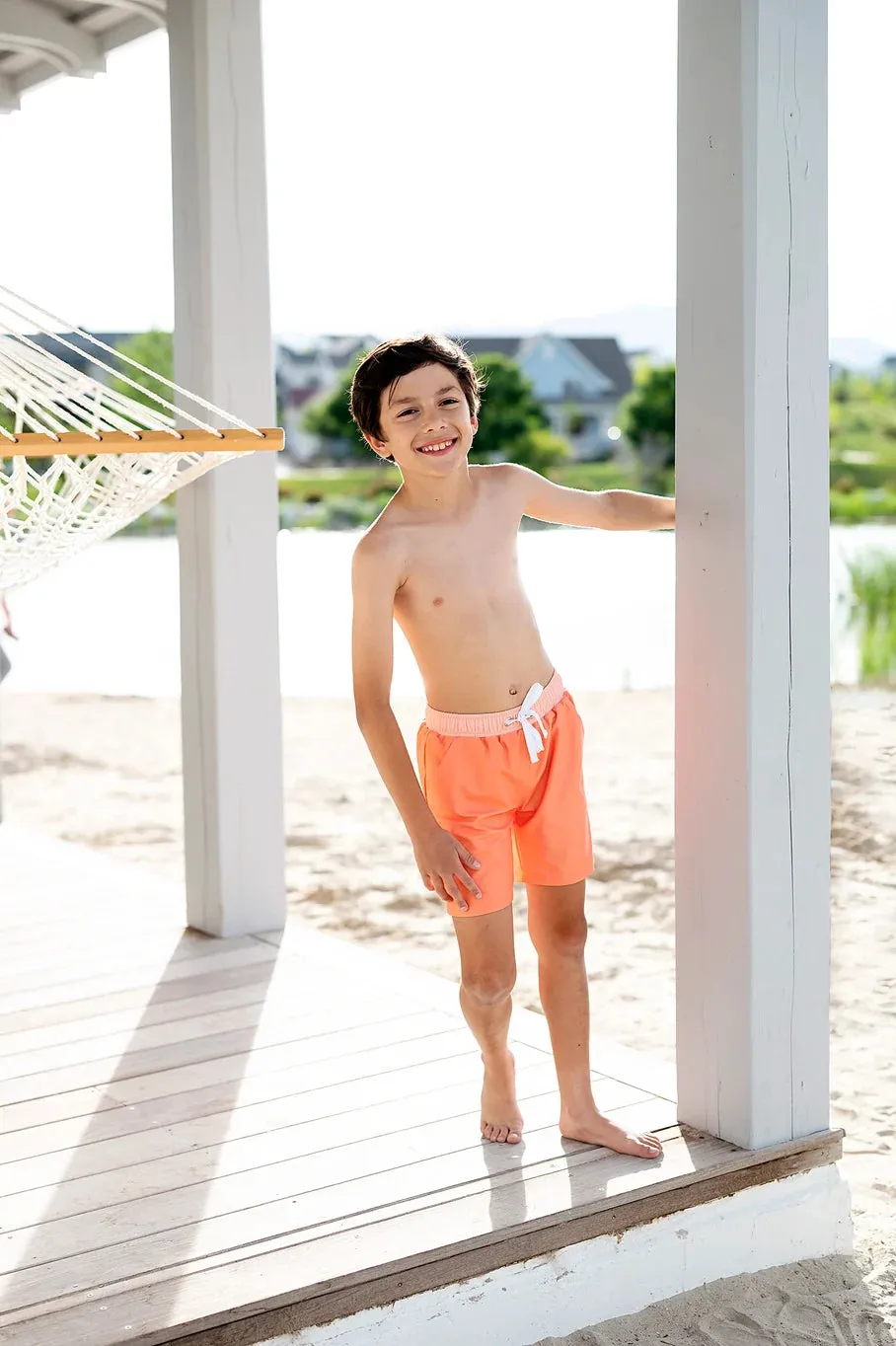 Boy Shorts in Orange Sherbet